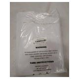 Diraysid 100% Blackout White Curtains Linen Curtains for Bedroom Grommet Thermal Insulated Room Darkening Drapes (2 Panels, W52 x L84 Inch)