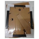 upsimples 11x14 Diploma Frame with High Definition Glass, Display 8.5x11 Certificate with Black over Gold Mat, Degree Document Frame for Wall and Tabletop, Mahogany with Gold Beads, 1 Pack