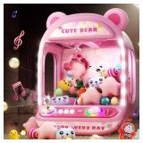 Skirfy Claws Machines for Kids,Unicorns Toys for Age 6+,Kids Games Mini Vending Machines with Squishys Toy Candy Dispenser,Claws Game Machine,Birthday for Girls Age 8-12