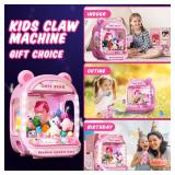 Skirfy Claws Machines for Kids,Unicorns Toys for Age 6+,Kids Games Mini Vending Machines with Squishys Toy Candy Dispenser,Claws Game Machine,Birthday for Girls Age 8-12