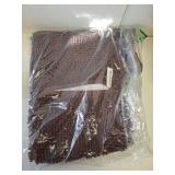 OLANLY Bathroom Rugs Sets 2 Piece, Soft Absorbent Chenille Bath Mats Area Rug Set, Non-Slip, Quick Dry, Machine Washable Bath Mats for Bathroom, Home Decor Accessories (30"x20"+24"x16", Brown)