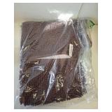 OLANLY Bathroom Rugs Sets 2 Piece, Soft Absorbent Chenille Bath Mats Area Rug Set, Non-Slip, Quick Dry, Machine Washable Bath Mats for Bathroom, Home Decor Accessories (30"x20"+24"x16", Brown)