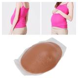 Fake Pregnancy Belly, Silicone Breathable Elastic Stage Props for Actors, Performances, and Creative Projects, 7-8 Months Pregnancy Simulation - Retail: $103.81