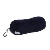 Tempur-Pedic All-Purpose Memory Foam Travel Pillow, Peanut-Shaped Lumbar Pillow for Neck and Back Pressure Relief, Navy