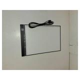 A4 LED Light Box for Tracing and Drawing - Ultra Thin Adjustable Light Table, USB Trace Light UP Pad Screen, Small Copy Board Tracer for Kids Artists, Sketching, Stenciling, and Art Crafting.