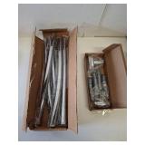 AmazerBath 20-84 Inches Arched Curved Shower Curtain Rod, Heavy Duty Shower Rod Rust Proof Bathroom Curtain Rod, Adjustable Telescoping Design Easy Segmented Installation, Need to Drill, Chrome