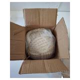 Tenceur 3 Pcs 3 Lbs Decorative Door Stop Rope Knot with Handle 6 Inch Nautical Fabric Door Stopper Twisted Knot Cotton Weighted Interior Doorstop for Door Window Bookend Dog Toys, Ivory