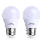 Acaxin LED Refrigerator Light Bulb 4W 40Watt Equivalent, Waterproof Fridge Bulbs Replacement for Frigidaire, Freezer Bulb IP54, 120V E26 Daylight White 5000K 400 Lumen, A15 Appliance Bulb