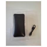 Liquipel Powertek 20 000 mAh Portable Charger Power Bank  Fast Charging Dual USB Output Battery Pack for iPhone  iPad  Galaxy  Android  Pixel  and Tablet (Black)