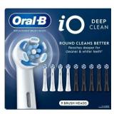 Oral-B iO Replacement Brush Heads  Deep Clean (9 Count)
