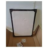 CCDCC 12x16 Large Shadow Box Picture Frame Display Case with Soft Linen Back, Black Wooden Memory Shadow Box Frame with Tempered Glass Cover for Wall Display