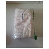 Kevin Textile Set of 2 Oblong Pillow Covers Christmas Plush Striped Corduroy Velvet Rectangular Lumbar Throw Pillow Case 12x20 Cushion Cover for Chair, 30 x 50cm, Creamy White