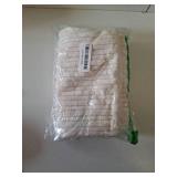 Kevin Textile Set of 2 Oblong Pillow Covers Christmas Plush Striped Corduroy Velvet Rectangular Lumbar Throw Pillow Case 12x20 Cushion Cover for Chair, 30 x 50cm, Creamy White