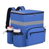 ZFZGFRCS Food Delivery Backpack Pizza Delivery Bag Insulated Delivery Bag with Cup Holders, Delivery Backpack with Support Boards for Bike Delivery, Food Delivery Bag for Carry HOT/COLD (Blue)