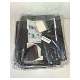 Nordun Plastic Extra Capacity Hanging File Folder Letter Size, 12 Pack Reinforced Hang Folders,Heavy Duty 2 Inch Expansion,Expandable Hanging Folders,Hanging Organizer Designed for Bulky Files (Black)