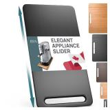 Ibyx Elegant Sliding Tray for Your Coffee Maker & Heavy Kitchen Appliances - Sturdy, Slides Easily from Under The Cabinet (Black, 7.5W x 14.5D)