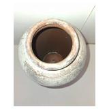 Vaseking Large Ceramic Rustic Vase, 11 inch Minimalist Decorative Farmhouse Tall Vase for Home Decor, Living Room, Shelf Decor, Enterway, Wedding, Table Decoration, Gray