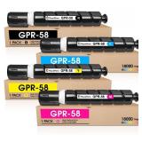 MasaiMara GPR-58 GPR58 Toner Cartridge for Canon imageRUNNER Advance C256iF II, C256iF III, C356iF II, C356iF III, DX C257iF, DX C357iF, DX C359IF, DX C259IF, C256, C356, C257, C357 Printers