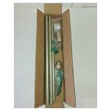 GXOACKJ Curtain Rods for windows 28-78 inch, 5/8 inch Decorative Nickel Splicing Heavy Duty Metal Curtain Rod set with Brackets