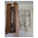 Amerdeco 10 Pack Matte Black Cabinet Pulls 10 Inch(254mm) Hole Center Drawer Pulls Cabinet Hardware Kitchen Cabinet Handles for Bathroom Dresser Pulls ZH0069