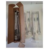 Amerdeco 10 Pack Matte Black Cabinet Pulls 10 Inch(254mm) Hole Center Drawer Pulls Cabinet Hardware Kitchen Cabinet Handles for Bathroom Dresser Pulls ZH0069