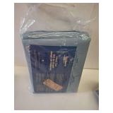 Bedsure Deep Pocket Queen Sheets Set - Fits Mattresses Up to 21 Inches Thick - 4 Piece GentleSoft Bed Sheets, Moisture Wicking, Soft & Cooling Bedsheet & Pillowcases, Easy & Secure Fit, Mineral Blue