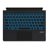 Bucewkde Surface Pro 3/4/5/6/7/7+ Keyboard, Ultra-Slim Wireless Bluetooth Surface Keyboard with Palm-Rejection Trackpad, 7-Color Backlit, Sleep/Wake Function, Long Battery Life