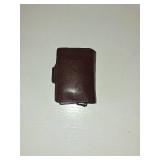 VULKIT Credit Card Holder RFID Blocking Leather Automatic Pop Up Wallet Magnetic Wallet Double Card Case for Men and Women Espresso