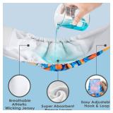 wegreeco Belly Bands for Male Dogs, (4 Pack) of Washable Male Dog Diapers, Super Absorbent Dog Belly Band (Fruit, Adventure, X-Small)