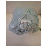 Madison Park Zuri Soft Plush Luxury Oversized Faux Fur Throw Animal Stripes Design, Faux Mink On The Reverse, Modern All Seasons Blanket for Bed, Sofa Couch, Office, Aqua, 60x70