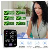 Bluetooth Blood Pressure Monitors for Home use Combo 17" Large and 21" Extra Large XL bp Cuff USB Wireless Accurate Automatic Upper Arm Type bp Machine Apple Health Free APP sphygmomanometer