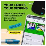 DYMO LetraTag 200B Bluetooth Compact Label Maker, Value Pack, Wireless Connection to iOS and Android, Includes 3 Assorted Label Tapes