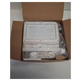 ropelux Solar Outdoor Lights, 6000LM Motion Sensor Outdoor Lights Double Big Solar Panels, IP65 Waterproof and 5 Modes, 218LEDs High Brightness Wider Illuminated Area Flood Lights for Street