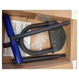 CKLT Edger Lawn Tool 41in Border Edger with Tempered Spring Steel Blade Long Rubber Handle Wide Footplate Rustproof Manganese Steel Half Moon Edger for Garden Maintenance