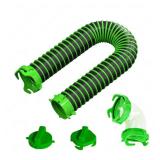 AVERONR 3 FT RV Tote Tank Sewer Hose Kit & 90-Degree Elbow Adapter with 4 Bayonet Prongs on Each End - Compact to Store - Odor-Proof and Leak-Proof (3-Ft)