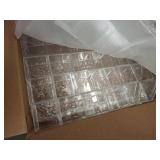 Tuanse 80 Pcs Acrylic Box with Lid Clear Small Acrylic Box Plastic Square Cube with Lid Mini Containers Display 2.2 x 2.2 x 2.2 Inch for Candy Pill Tiny Jewelry Toys Gifts