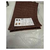 OIAHOMY Christmas Tree Collar, Wicker Holiday Tree Skirt & Stand Base Cover,Paper Rope Christmas Decor, Brown-27 inch