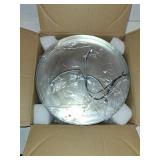 piano7797 13 inch Brushed Nickel Flush Mount Ceiling Light Fixtures,3-Light Modern Hallway Light Fixtures Ceiling, Brushed Nickel Light Fixture Ceiling Mount for Farmhouse,Kitchen, Bedroom 1 Pack