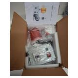 Saladulce High Low Pressure Alarm - 230PSI Air Pressure Warning - 105dB Sound & Flashing Light - 110V