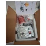 Saladulce High Low Pressure Alarm - 230PSI Air Pressure Warning - 105dB Sound & Flashing Light - 110V