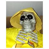 Halloween Animatronics Decorations Outdoor for Holding Candy and Gifts, 37 Inch Life Size with Balloon, Sound-Activated Sensor, Scary Decor for Home Party Indoor Outside Garden Lawn Grave Yard