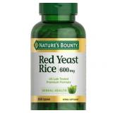 Natureâs Bounty Red Yeast Rice 600 mg Capsules  Herbal Health  250 Ct
