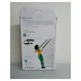 APPEARS NEW - Gaiam Suspension Trainer System for All Fitness Levels - Increase Strength and Build Endurance - Four-Point Anchoring System with 2 W Nylon Straps - Attaches to Any Door - Exercise Guide