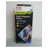 APPEARS NEW - CVS Health Wrist Night Support Brace- Moderate Support (One Size Fits All)