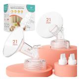 21mm Flange and Duckbill Valve for S1/S2/9+, Flange Inserts for Spectra Replacement Pump Parts (2-Pack) - Not Original Spectra Accessories