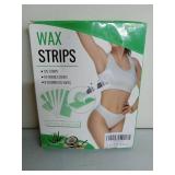 FACTORY SEALED - Hair Removal Wax Strips Kit with Calming Oil Wipes (120 Strips)