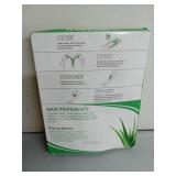 FACTORY SEALED - Hair Removal Wax Strips Kit with Calming Oil Wipes (120 Strips)