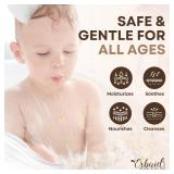 APPEARS NEW - Oatmeal Soap â Natural Oatmeal & Honey Goat Milk Bar â Face & Body Wash for Eczema, Psoriasis, Dry, Itchy, Sensitive Skin Relief â Unscented Soap Great for Kids, Babies â