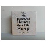 APPEARS NEW - Oatmeal Soap â Natural Oatmeal & Honey Goat Milk Bar â Face & Body Wash for Eczema, Psoriasis, Dry, Itchy, Sensitive Skin Relief â Unscented Soap Great for Kids, Babies â