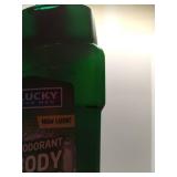 Lucky for Men Deodorant Body Wash. Skin Refresher and Odor Neutralizer. Original Scent. 16 Fl.Oz / 473 ml